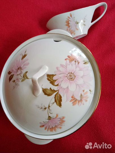 Набор супница+ соусник Дулево