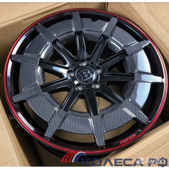 Кованые диски R24 на Mercedes brabus monoblock Z Carbon Edition