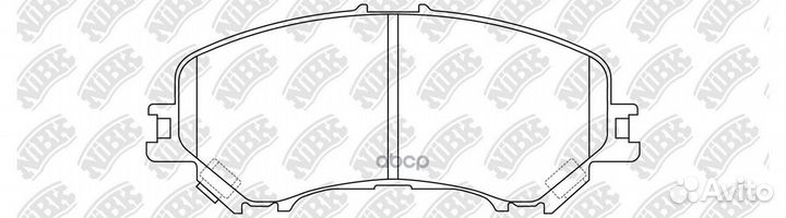 Тормозные колодки дисковые nissan qashqai /X-TR
