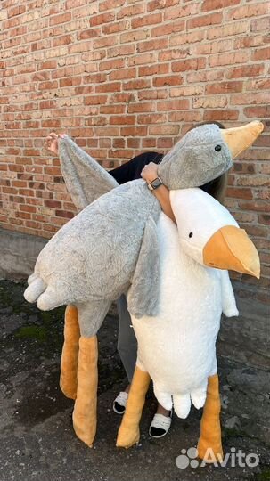 Мягкая игрушка гусь обнимусь