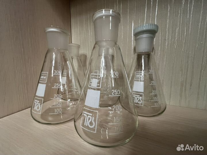 Колбы термостойкие лабораторные 300мл