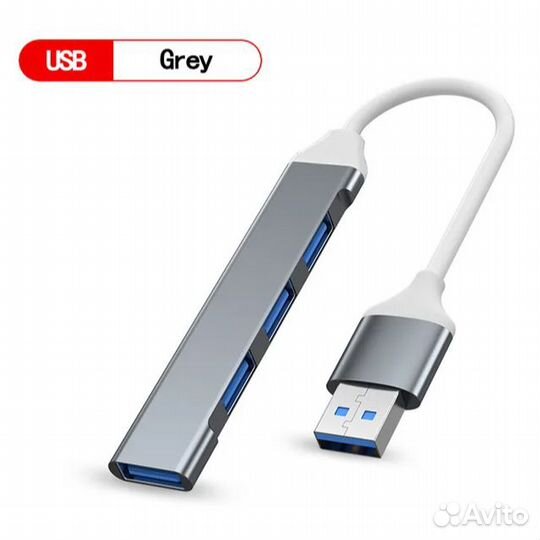 Usb 3.0 хаб Разветвитель с 4 портами USB 3,0