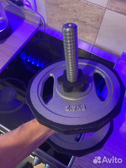 Гантеля разборная