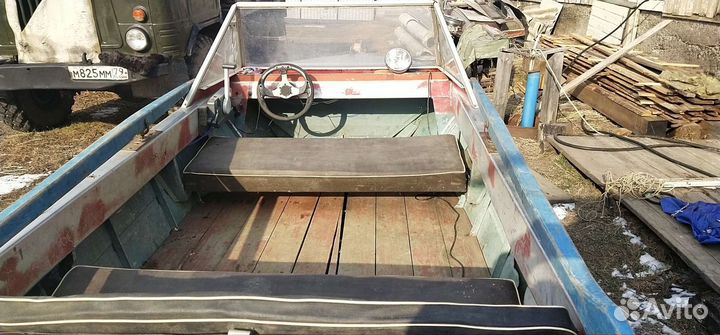 Крым с мотором Suzuki DT 30 и телегой