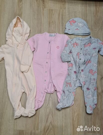 Пакет вещей на девочку 56-68