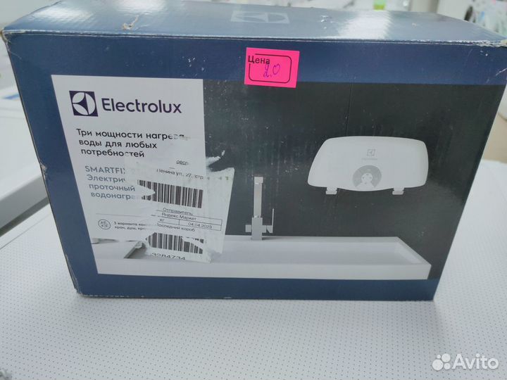 Проточный водонагреватель Electrolux