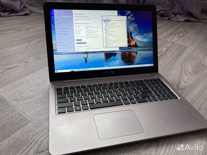 Мощный игровой Asus i7 6500/12Gb/ GTX 950/ SSD 512