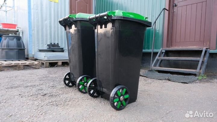 Контейнер 120 л. Мусорный на колесах арт.495