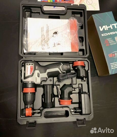 Дрель-шуруповерт безщеточный Интерскол комбимакс