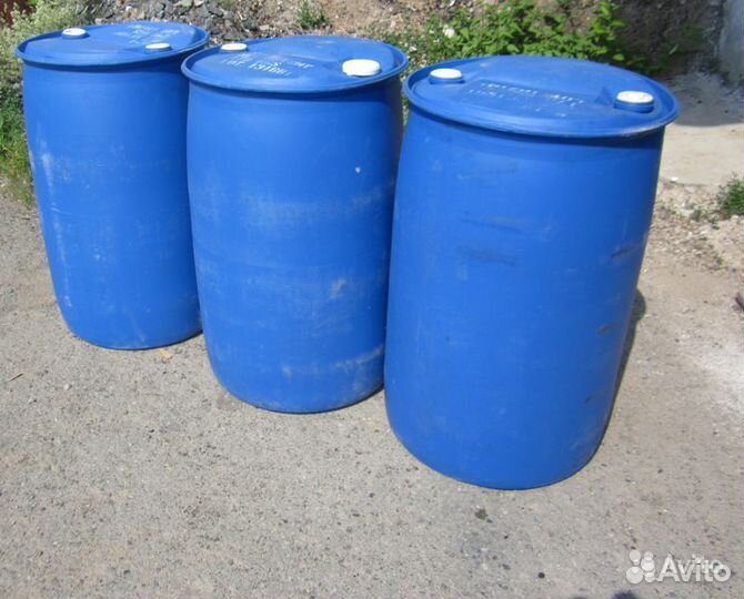 Боч б/у пласт,65л,160л,227л,230л и мет 100л,200л