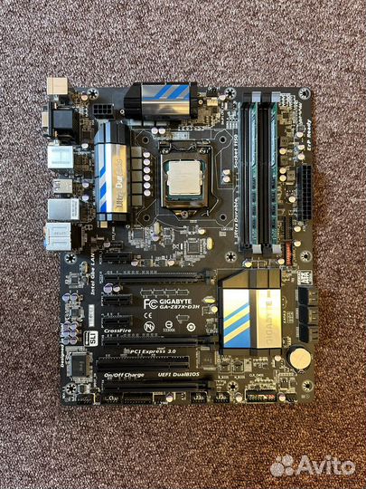 Материнская плата с процессором оперативная память