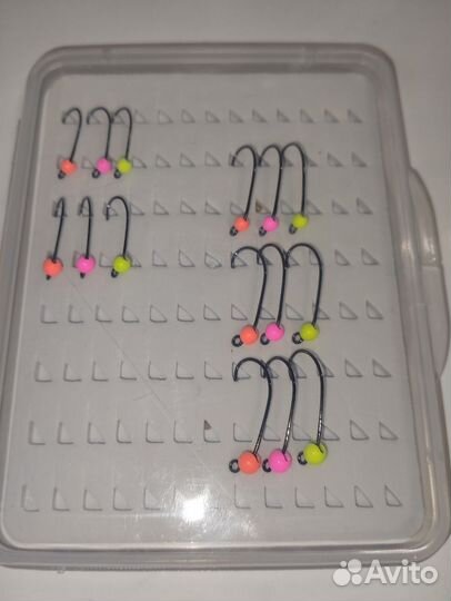 Набор форелевых джиг головок 6 и 8, Decoy MG-3