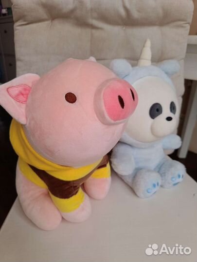 Игрушки Miniso свинка, панда