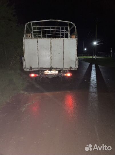 Перевозка крс на газели 4 метра