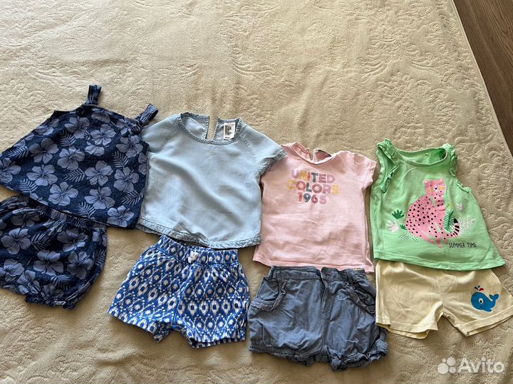 Летняя одежда пакетом на девочку