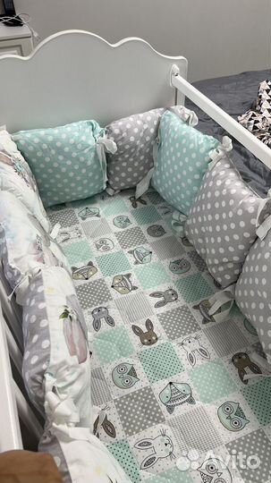 Бортики в детскую кроватку