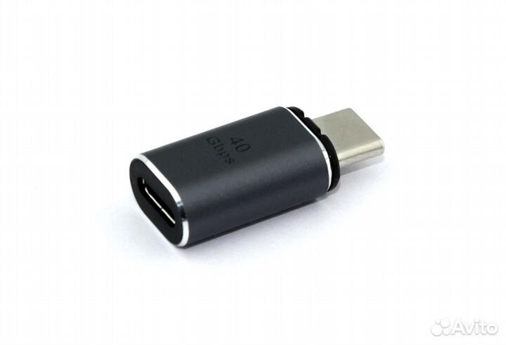 Переходник USB 4 Type C мама-папа магнитный