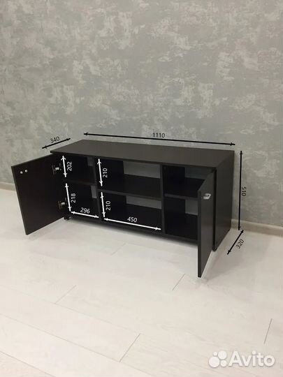 Тумба под телевизор 111х34х51 см