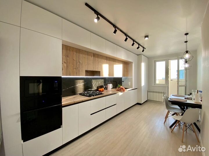 Прямая кухня на заказ под ключ в Новосибирске