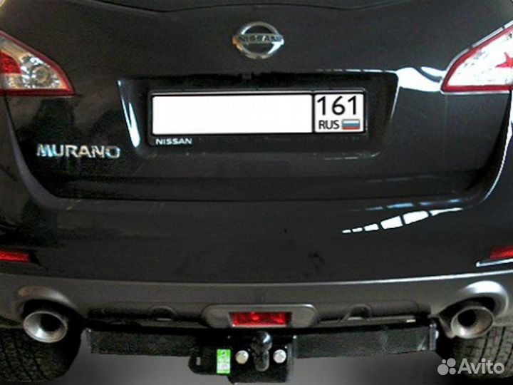 Фаркоп установка тсу Nissan Murano Z51 Restyling II, 2011-2016 Leader-Plus N118-F