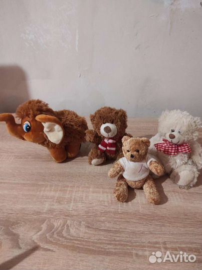 Мягкие игрушки мишки
