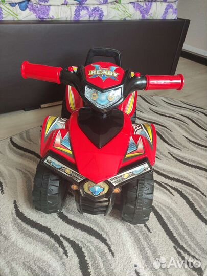 Детский квадроцикл, машинка каталка