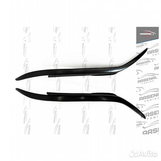 Накладки на фары длинные (ресницы) для Mazda 3 SD