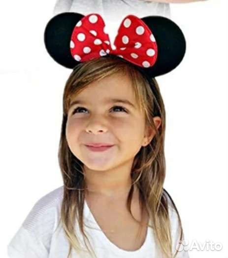 Ободок с ушками заколка резинка для волос