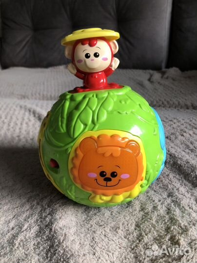 Музыкальный шар со зверятами Baby go