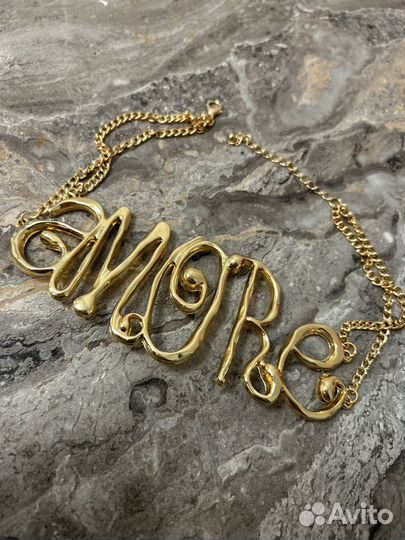 Колье чокер amore золотая/Цепь крупная/новое
