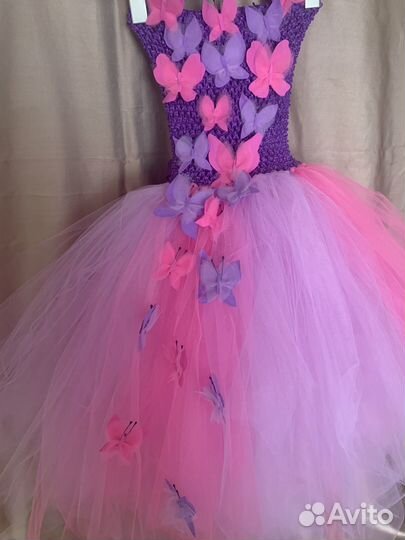 Платье праздничное для девочки 110-120 см