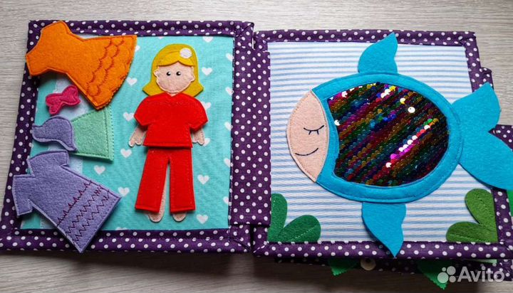 Книжка из фетра фетровая книжка