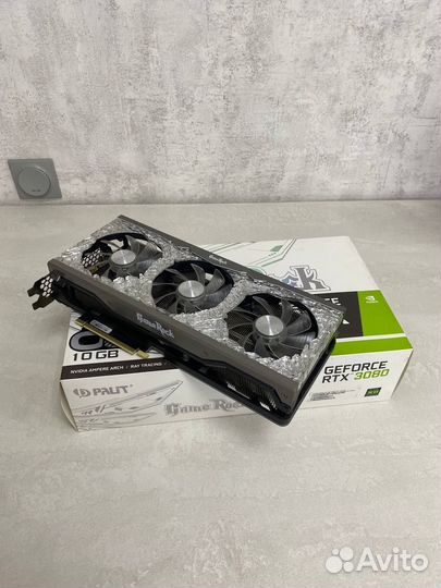 Видеокарта Palit GeForce RTX 3080 GameRock OC