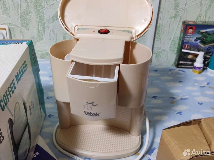 Кофеварка vitek бу 1 раз