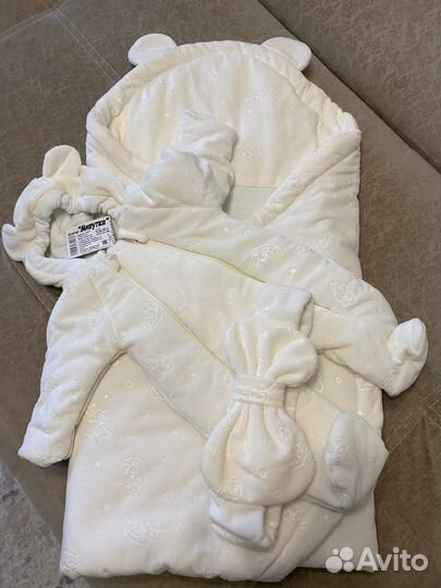 Новый плюшевый конверт на выписку