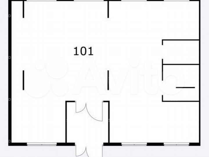 Сдам торговое помещение, 101 м²