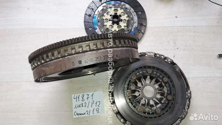 Маховик в сборе 1.9 дизель меган 2 сценик 2