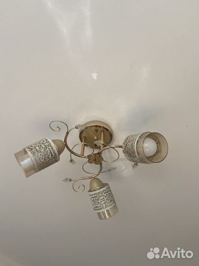 Люстра потолочная бу