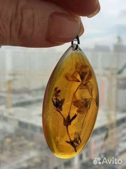 Янтарь кулон СССР
