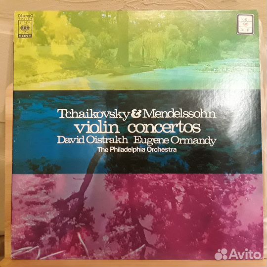 Tchaikovsky, mendelssohn Violin Concertos. ойстрах