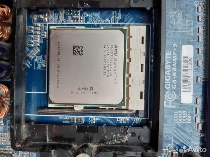 Старая материнская плата gigabyte ga-k8nmf-9