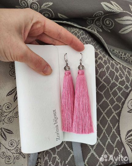 Серьги-кисти