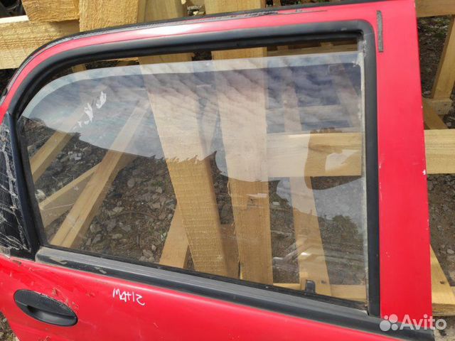 Стекло дверное заднее правое Daewoo Matiz