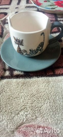 Чашка с блюдцем
