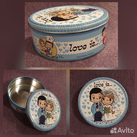 Жестяные коробки для печенья и подарков