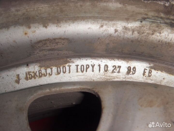 Диск колесный железо R15