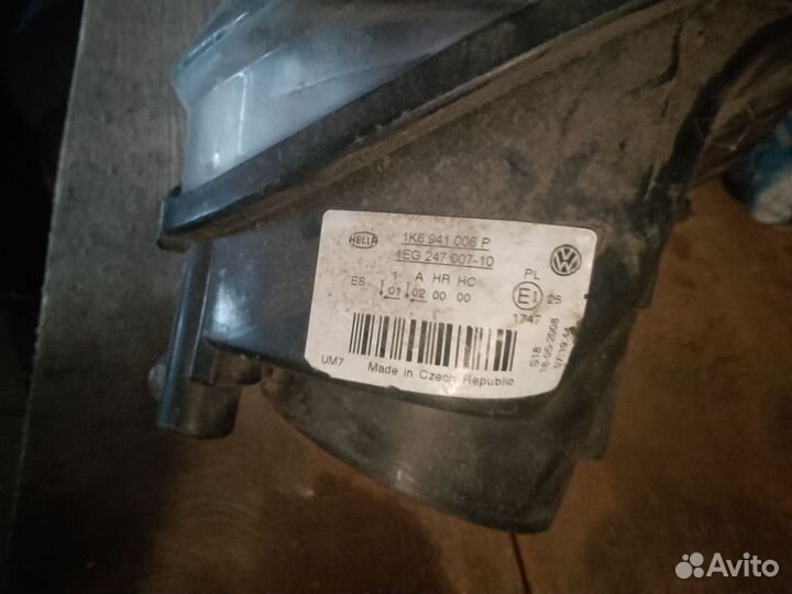 Фары на volkswagen polo