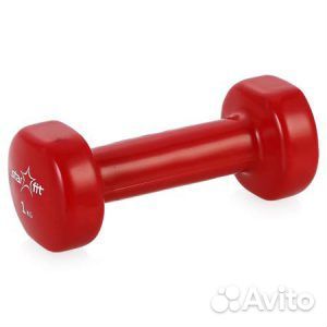 Гантель виниловая starfit DB-101 (1 кг)
