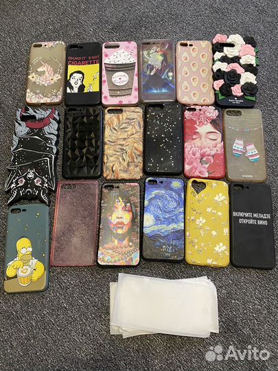 Чехлы на iPhone 7, 8 Plus пакетом