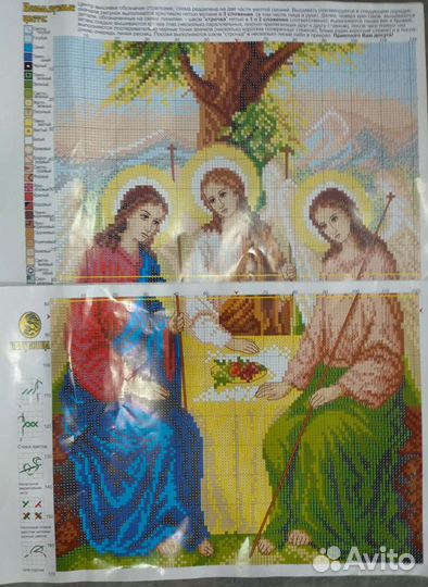 Набор для вышивания крестом Святая Троица